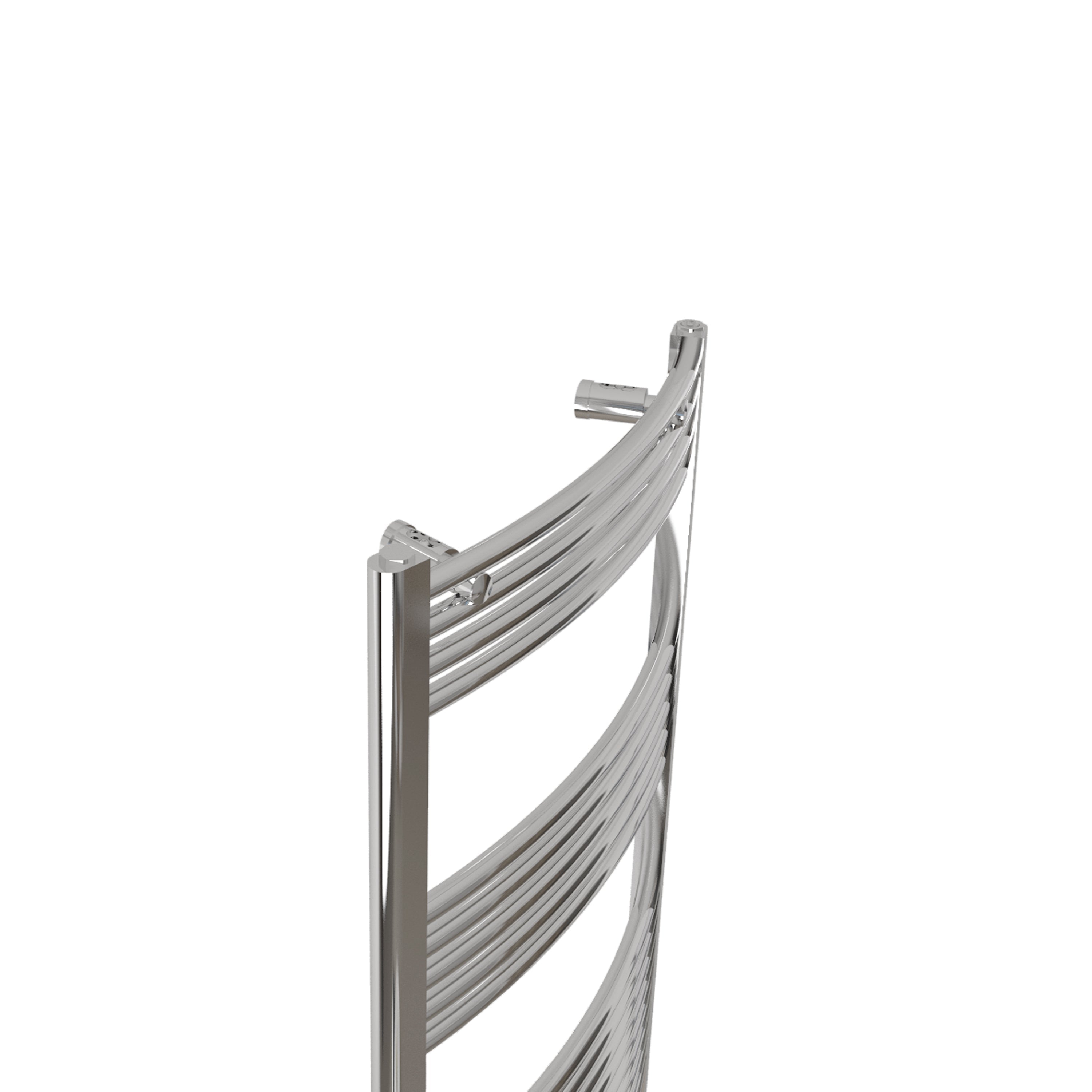 Aver-Growth- 1800x500mm Chrome Heated Towel Rail Curved Designer Bathroom Ladder Radiator