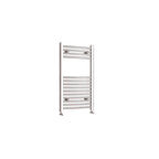 800x500mm Chrome Heated Towel Rail Straight Bathroom Radiator