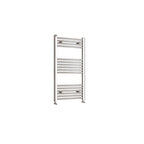 1000x500mm Chrome Heated Towel Rail Straight Bathroom Radiator