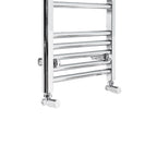 Aver-Growth- 1600x450mm Chrome Heated Towel Rail Straight Designer Bathroom Ladder Radiator