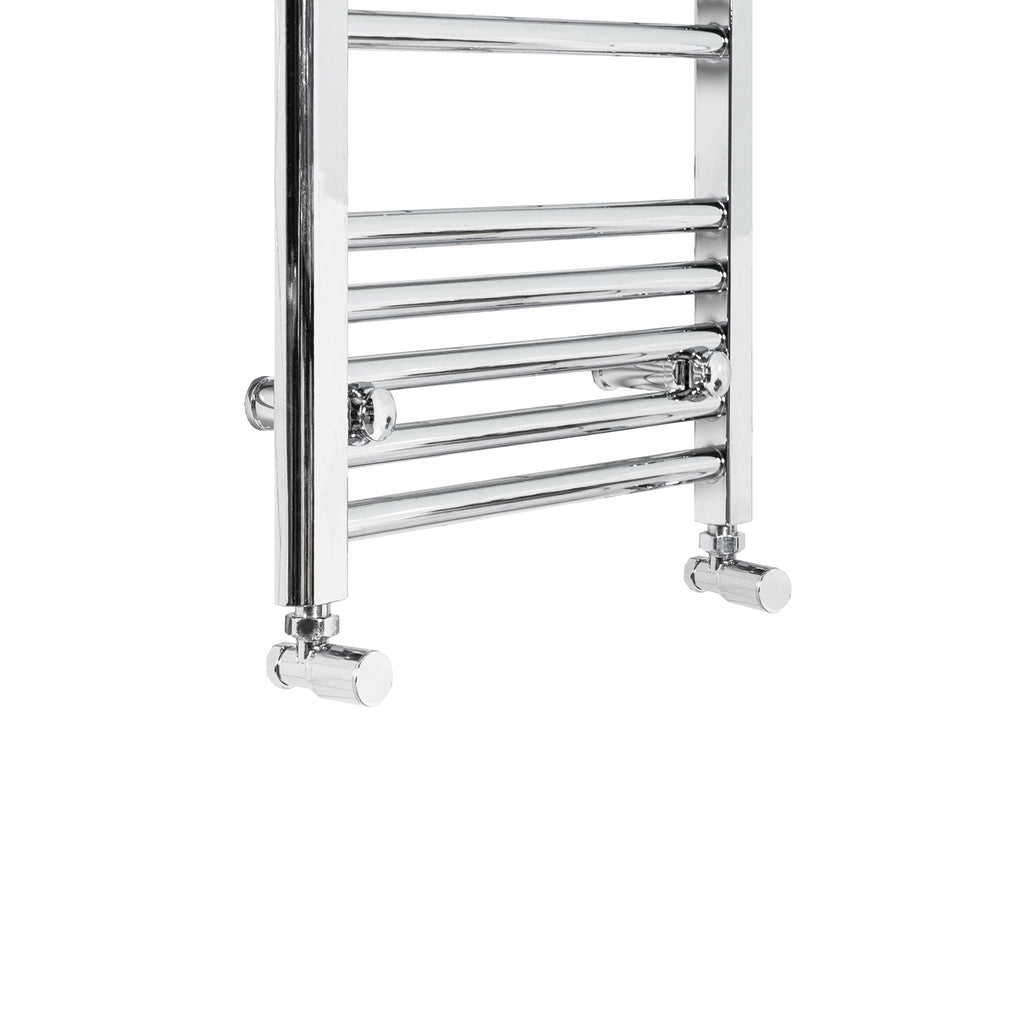 Aver-Growth- 1600x600mm Chrome Heated Towel Rail Straight Designer Bathroom Ladder Radiator