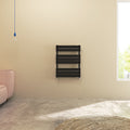 Aver-Growth- Bathroom 800x600mm Black Towel Rail Radiator