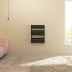 Aver-Growth- Bathroom 800x600mm Black Towel Rail Radiator