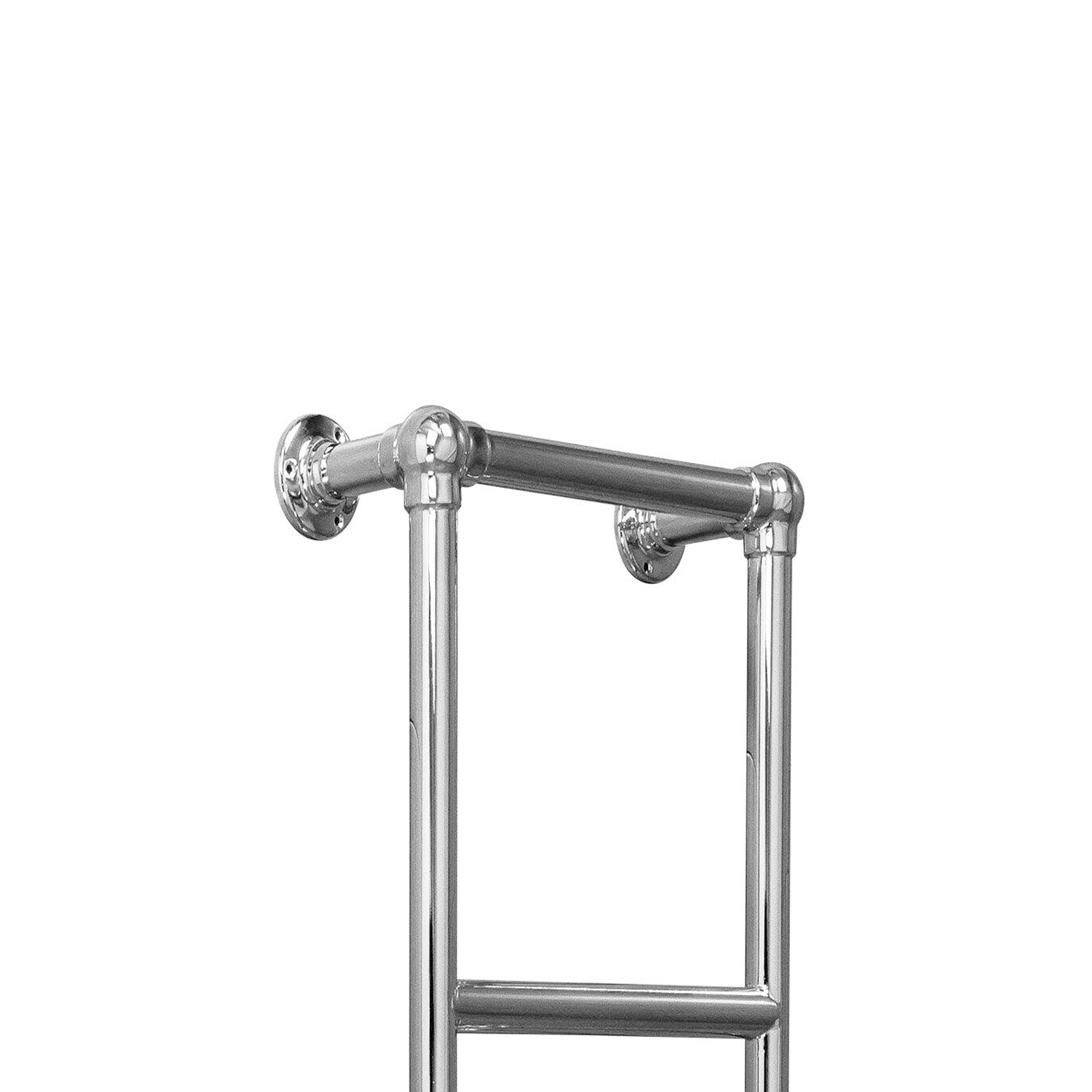 Aver-Growth- 3 Bar Traditional Victorian Chrome Heated Towel Rail Bathroom Radiator