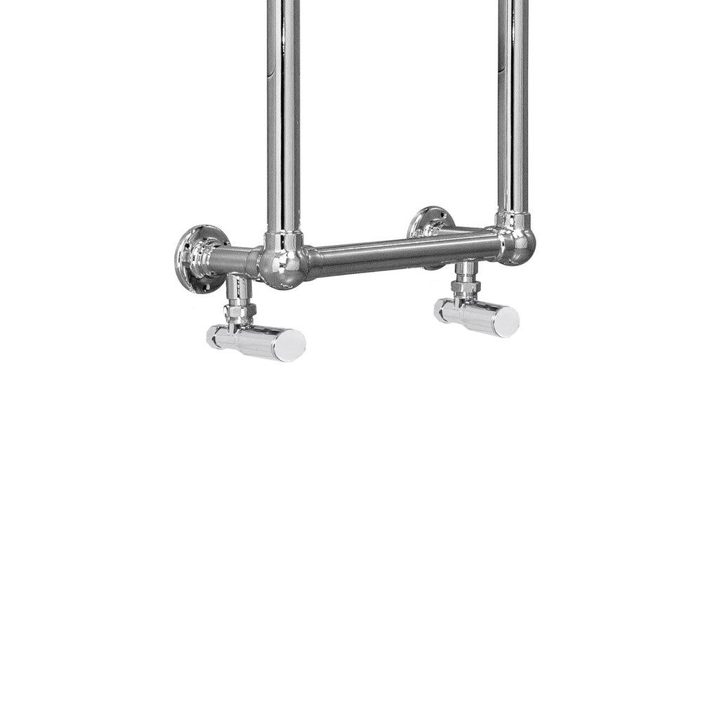 Aver-Growth- 3 Bar Traditional Victorian Chrome Heated Towel Rail Bathroom Radiator