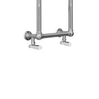 Aver-Growth- 3 Bar Traditional Victorian Chrome Heated Towel Rail Bathroom Radiator
