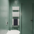 Aver-Growth- Bathroom 1200x450mm White Towel Rail Radiator