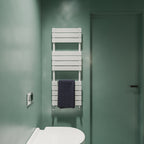 Aver-Growth- Bathroom 1200x450mm White Towel Rail Radiator