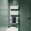 Aver-Growth- Bathroom 1200x600mm White Towel Rail Radiator