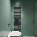 Aver-Growth- Bathroom 1600x450mm Anthracite Towel Rail Radiator