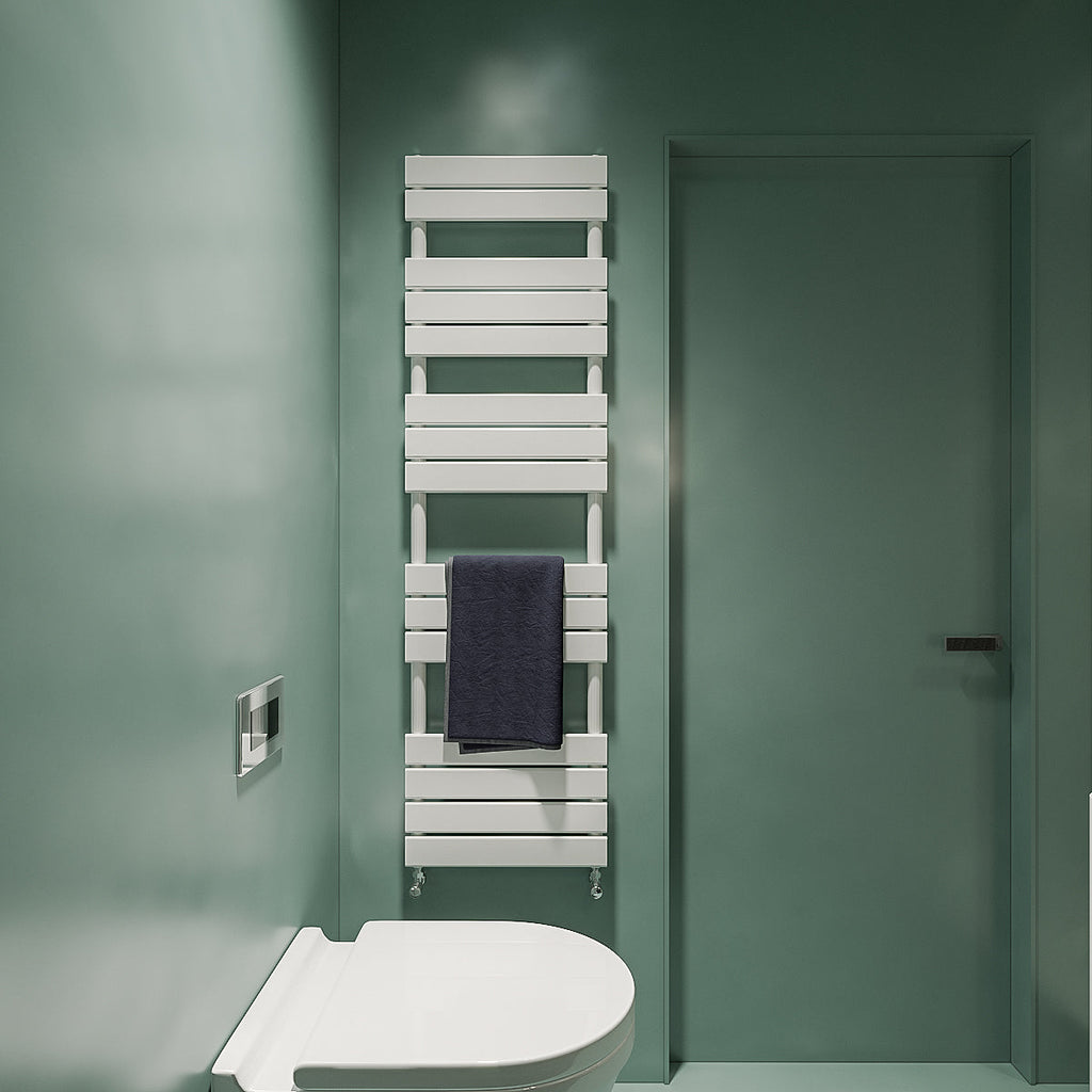 Aver-Growth- Bathroom 1600x450mm White Towel Rail Radiator