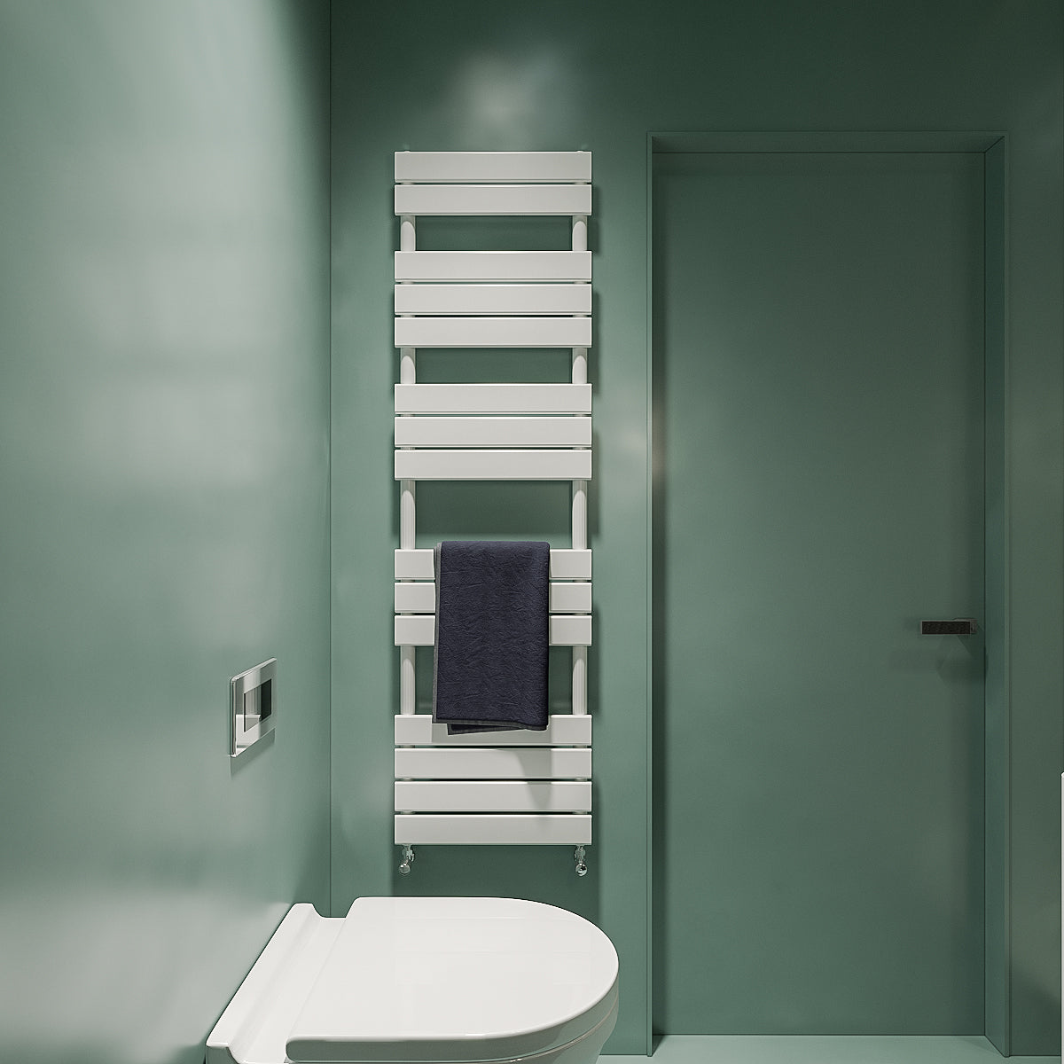 Aver-Growth- Bathroom 1600x450mm White Towel Rail Radiator