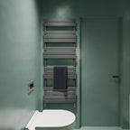Aver-Growth- Bathroom 1600x600mm Anthracite Towel Rail Radiator