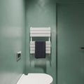 Aver-Growth- Bathroom 650x500mm White Towel Rail Radiator