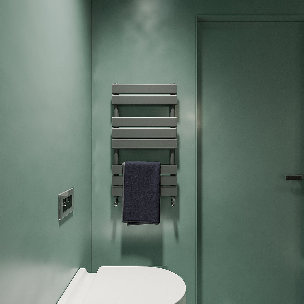 Aver-Growth- Bathroom 800x450mm Anthracite Towel Rail Radiator