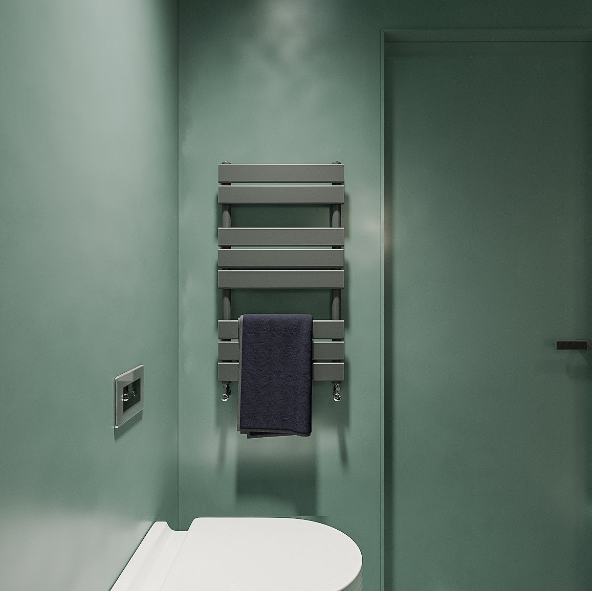 Aver-Growth- Bathroom 800x450mm Anthracite Towel Rail Radiator