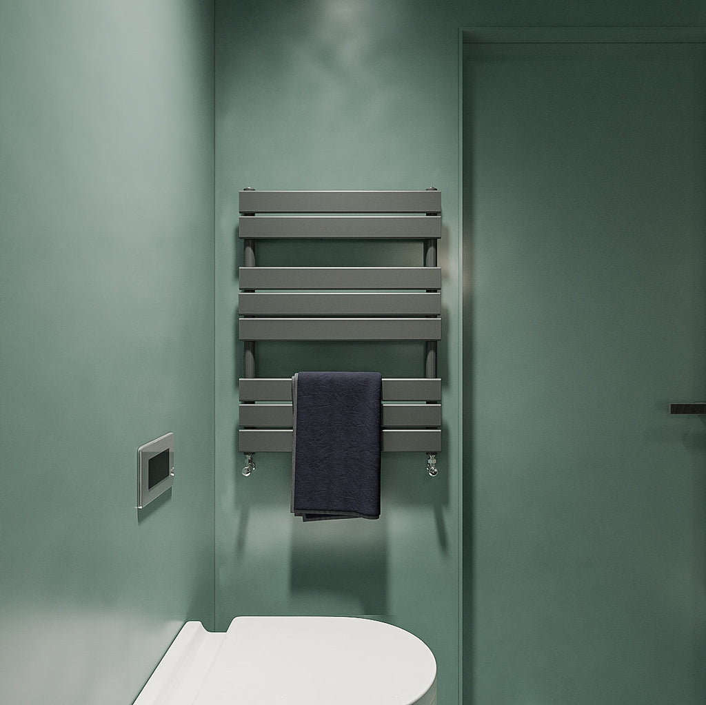 Aver-Growth- Bathroom 800x600mm Anthracite Towel Rail Radiator