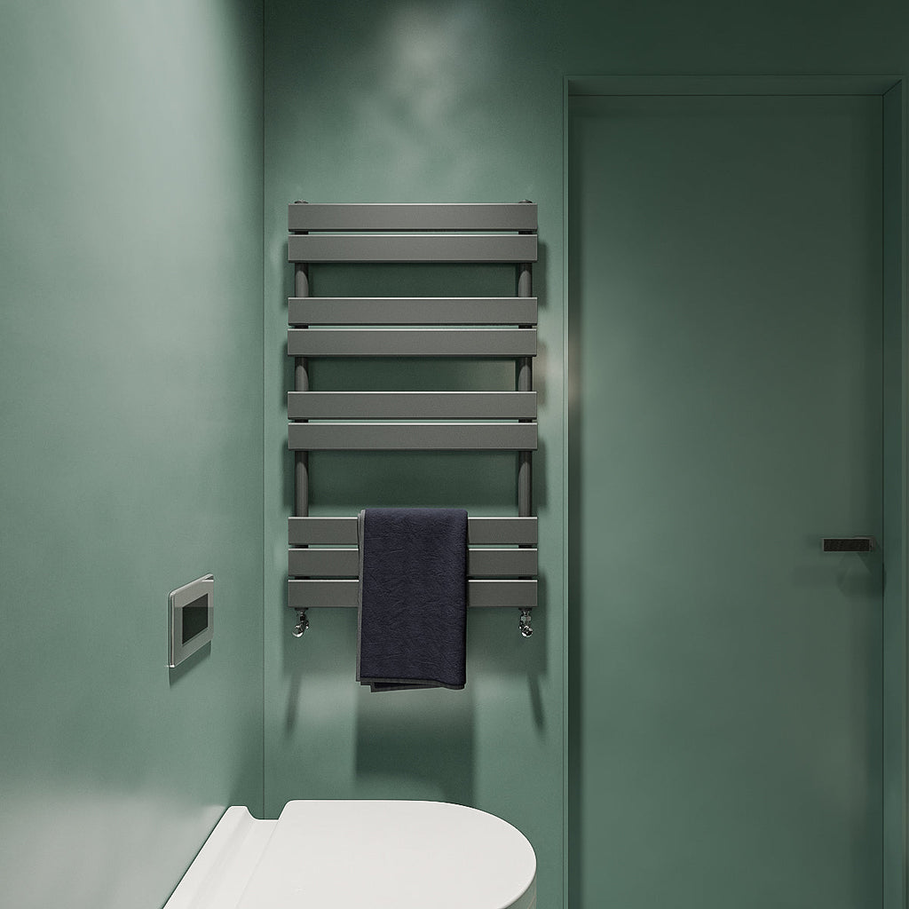 Aver-Growth- Bathroom 1000x600mm Anthracite Towel Rail Radiator