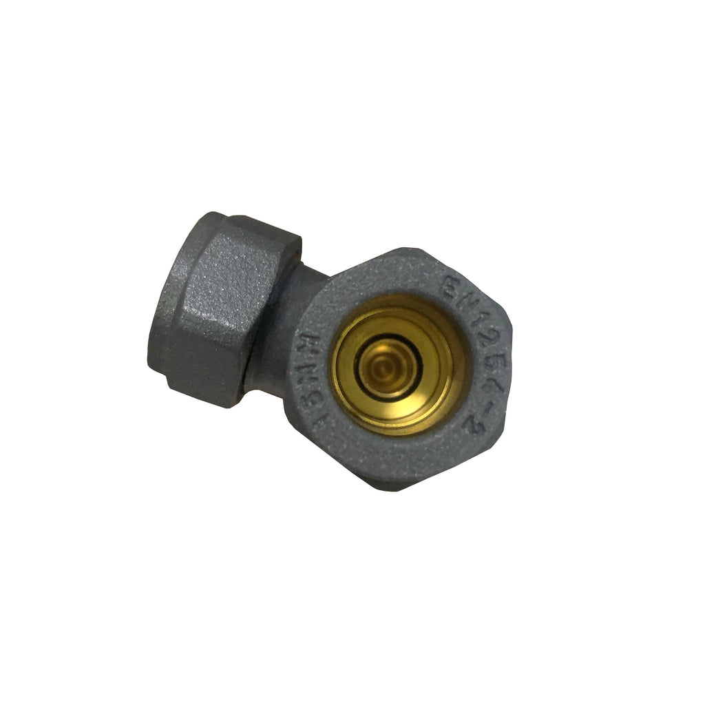 Aver-Growth- Maual Anthracite Radiator 15mm x 1/2 Angled Valves
