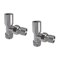 Aver-Growth- Maual Chrome Radiator 15mm x 1/2 Angled Valves