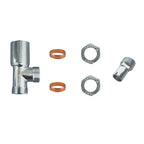 Aver-Growth- Maual Chrome Radiator 15mm x 1/2 Angled Valves