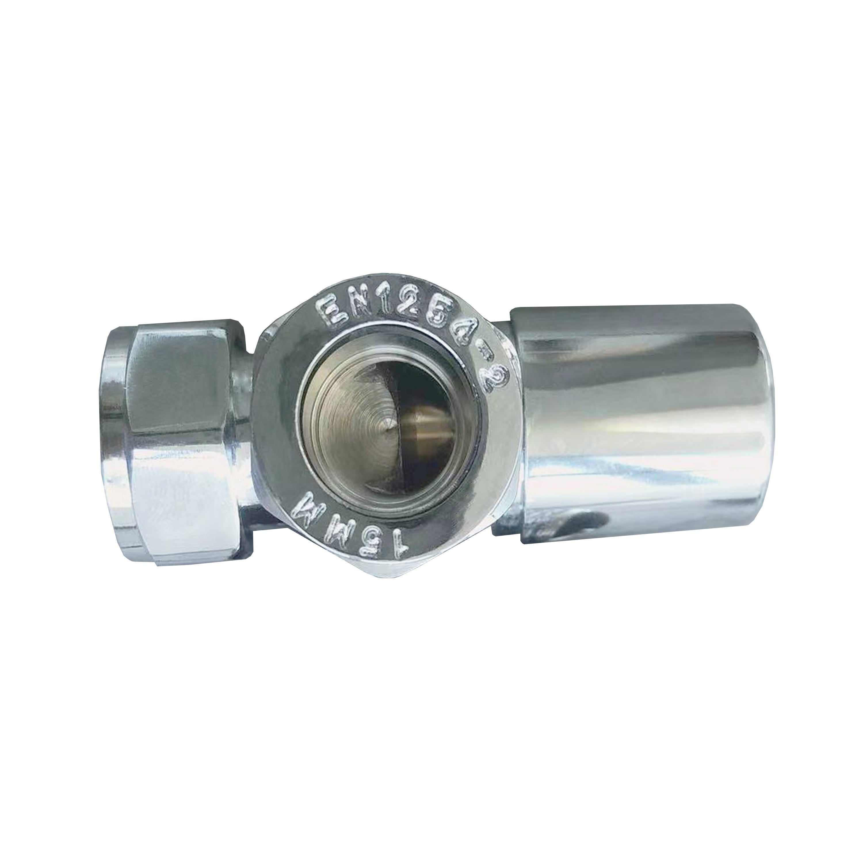 Aver-Growth- Maual Chrome Radiator 15mm x 1/2 Angled Valves