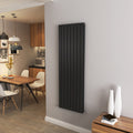 Aver-Growth- Designer Vertical 1600x544mm Double Black Flat Panel Radiator
