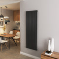 Aver-Growth- Modern Vertical 1600x544mm Single Black Flat Panel Radiator