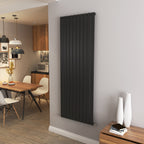Aver-Growth- Modern Vertical 1800x680mm Single Black Flat Panel Radiator