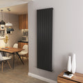 Aver-Growth- Modern Vertical 1800x544mm Single Black Flat Panel Radiator